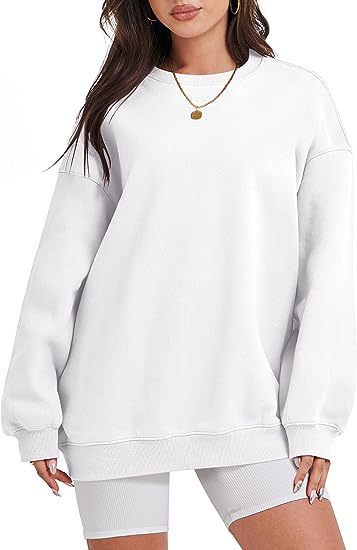 Damen nan extraweites Oversize-Sweatshirt mit überschnittener Schulter und angerautem Innenfutter Echo Archiv