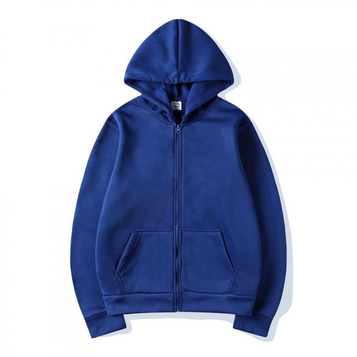 Damen Sportlicher Kapuzenpullover mit durchgehendem Reißverschluss und Tasche Echoarchiv