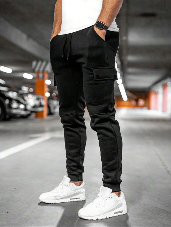 Herren Sportliche Cargo-Joggerhose mit praktischen Seitentaschen Echoarchiv