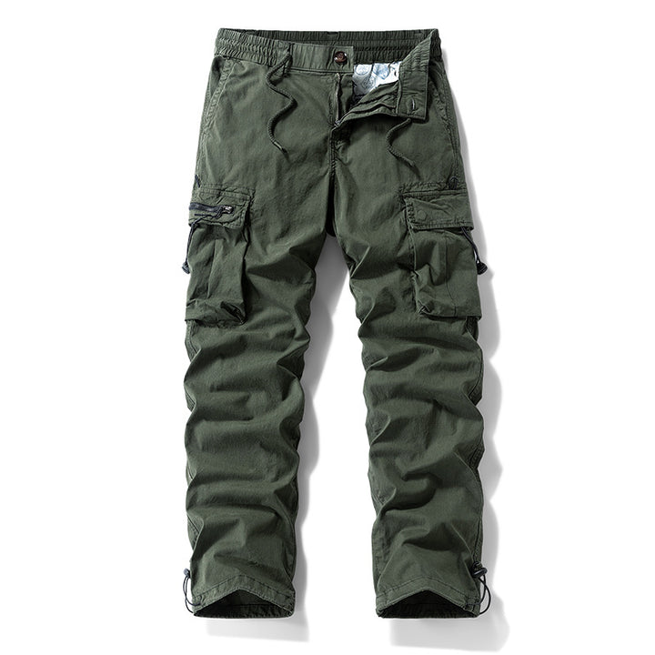 Herren Robuste Cargo‑Hose im Tactical‑Utility‑Stil mit elastischem Bund und Multifachtaschen Echo Archiv