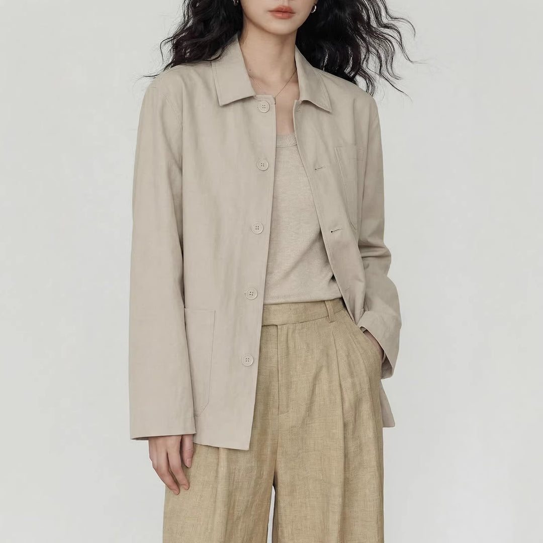 Damen Modische Utility-Jacke Echo Archiv
