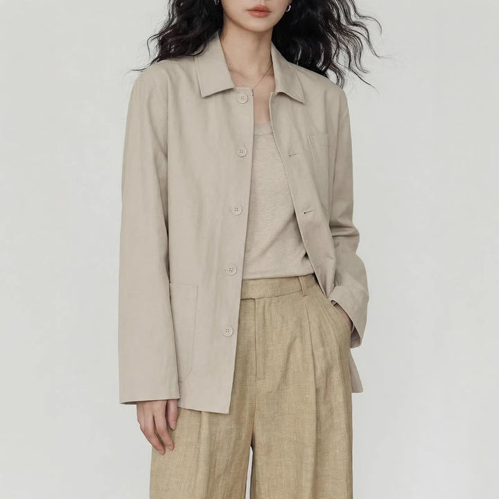 Damen Modische Utility-Jacke Echo Archiv