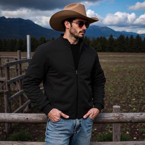 Herren sportliche Bomberjacke mit eleganten Details Echoarchiv