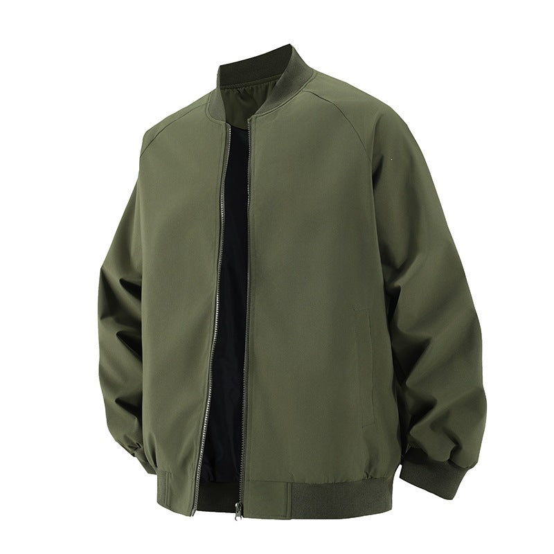 Herren Modische Bomberjacke mit elastischen Bündchen Echo Archiv
