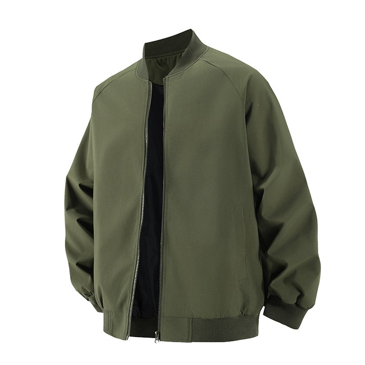 Herren Modische Bomberjacke mit elastischen Bündchen Echo Archiv