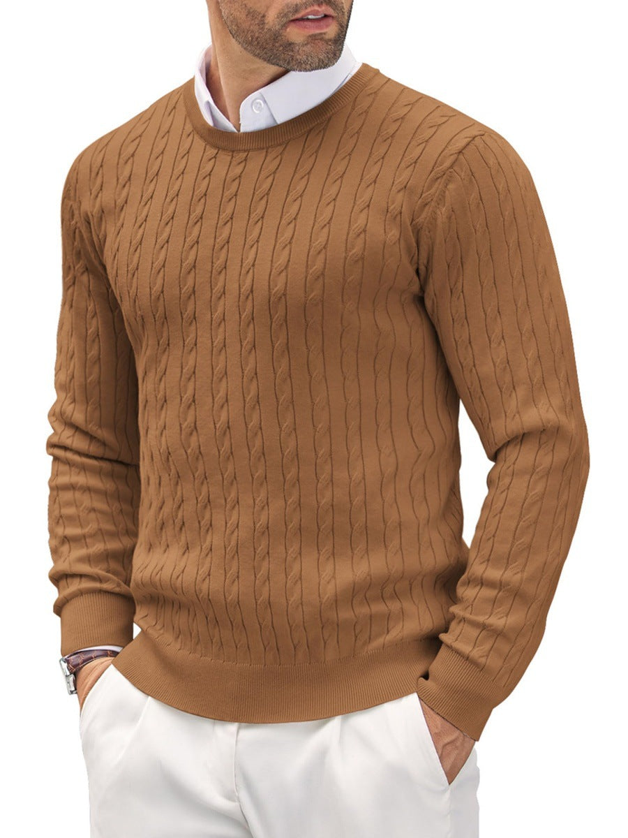 Herren Strickpullover mit Fischgratmuster Echoarchiv