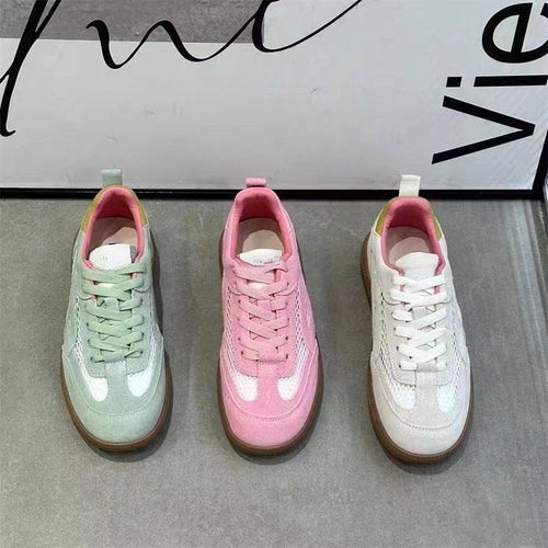 Damen Retro-Sneaker mit atmungsaktiver Oberflächenstruktur und strukturierter Sohle Echo Archiv