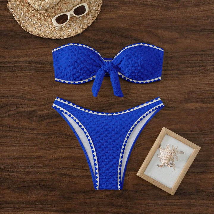 Damen Bandeau Bikinis mit einzigartiger Struktur Echo Archiv