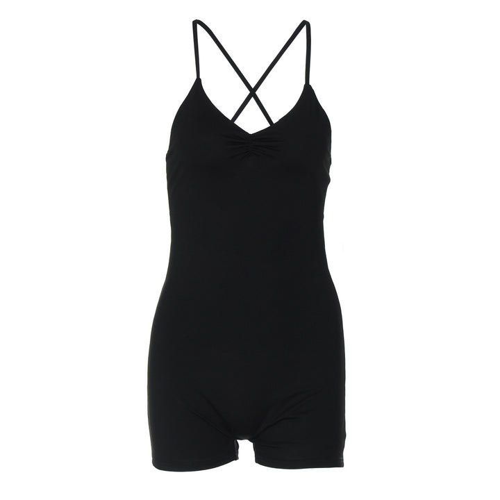 Damen Bodycon Einteiler mit gekreuztem Träger Echo Archiv
