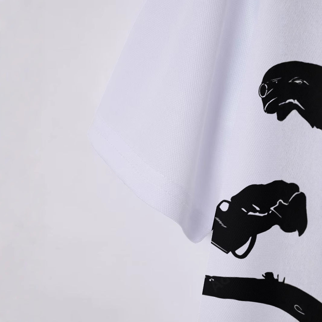 Herren Poloshirt mit kreativer Grafik Echoarchiv