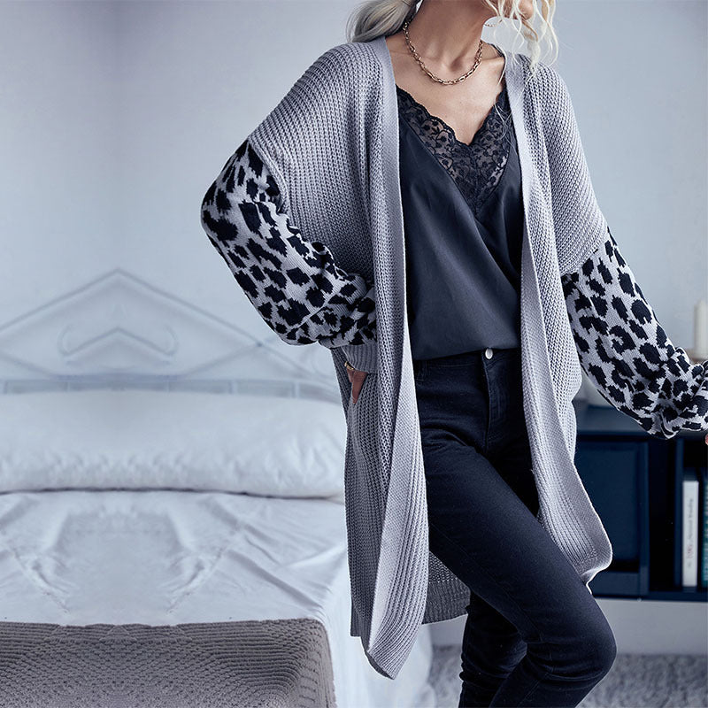 Damen Eleganter Strickcardigan mit lockeren Ärmeln Echo Archiv
