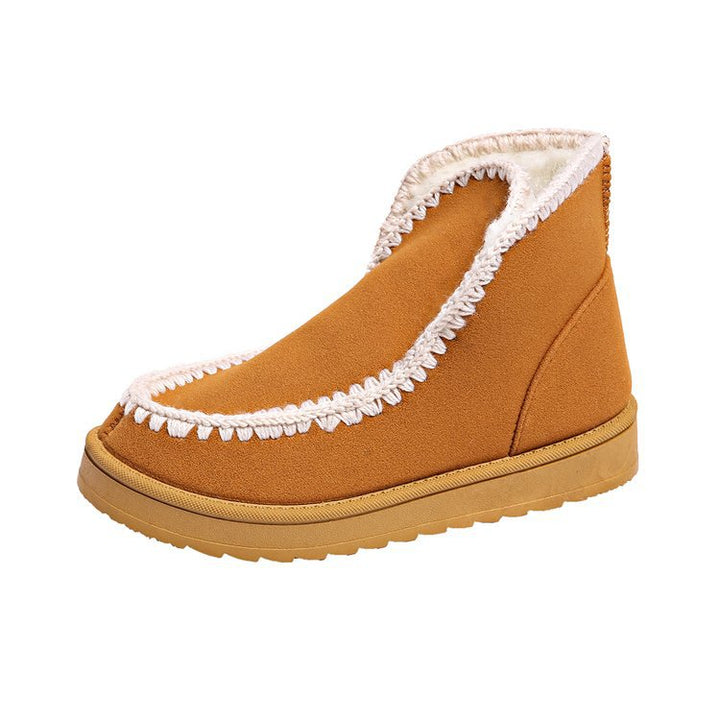 Damen Gefütterte Mokassin‑Ankleboots mit Teddyfutter und rutschfester Gummisohle Echoarchiv