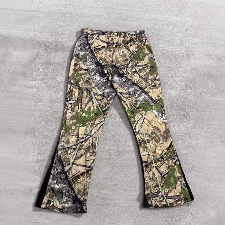 Herren Freizeithose mit innovativem Camouflage-Muster und elastischem Bund Echoarchiv