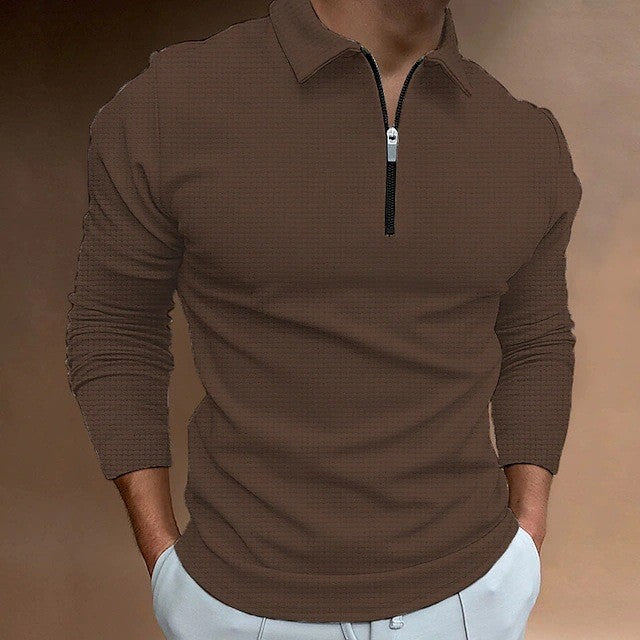 Herren Stehkragen Poloshirt Echoarchiv