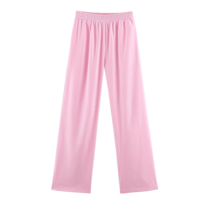 Damen Oversize Leinen-Mix Bluse mit tiefem V-Ausschnitt und Hemdkragen Echo Archiv