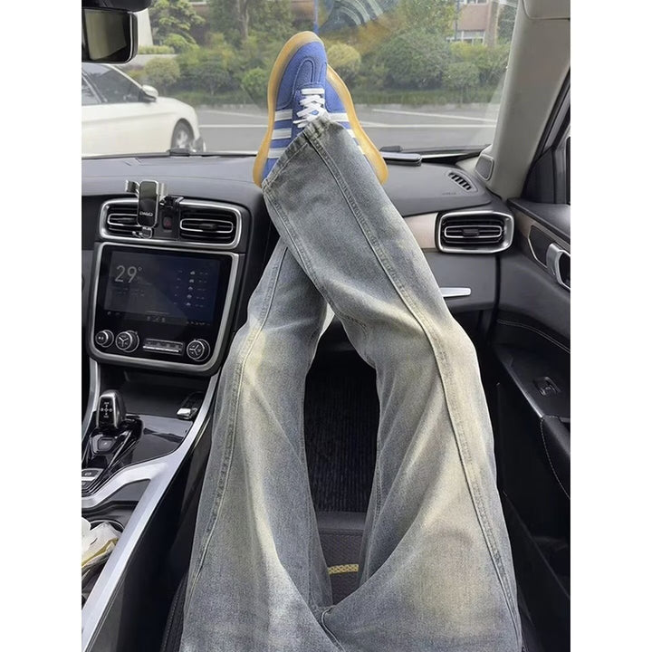 Herren Weit geschnittene Denim-Hose Echo Archiv
