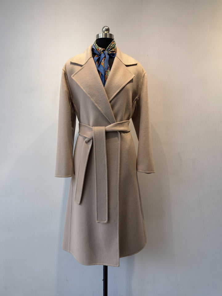 Damen Schicker Maßgeschneiderter Wollmischmantel Echoarchiv