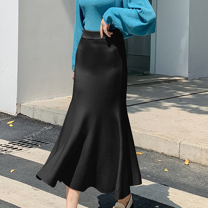 Damen Eleganter und schwingender Maxirock Echo Archiv