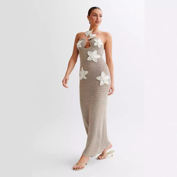 Damen Häkelkleid mit floralem Design Echo Archiv