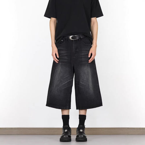 Herren Modische Dialen Denim-Cargo-Shorts Echoarchiv