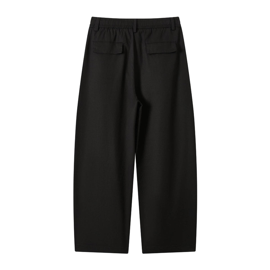 Damen weite Culotte-Hose mit elastischem Bund und Tunnelzug Echoarchiv