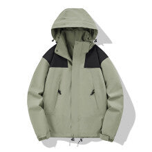 Unisex Leichte technische Softshell-Outdoorjacke mit Kapuze und verstellbarem Saum Echo Archiv