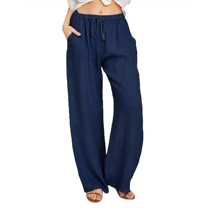 Damen bequeme Leinenhose Echoarchiv
