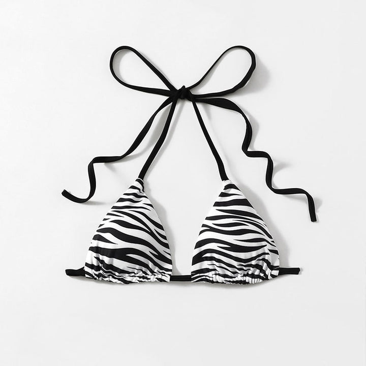 Damen Triangel-Bikini mit verspieltem Wellenmuster Echo Archiv