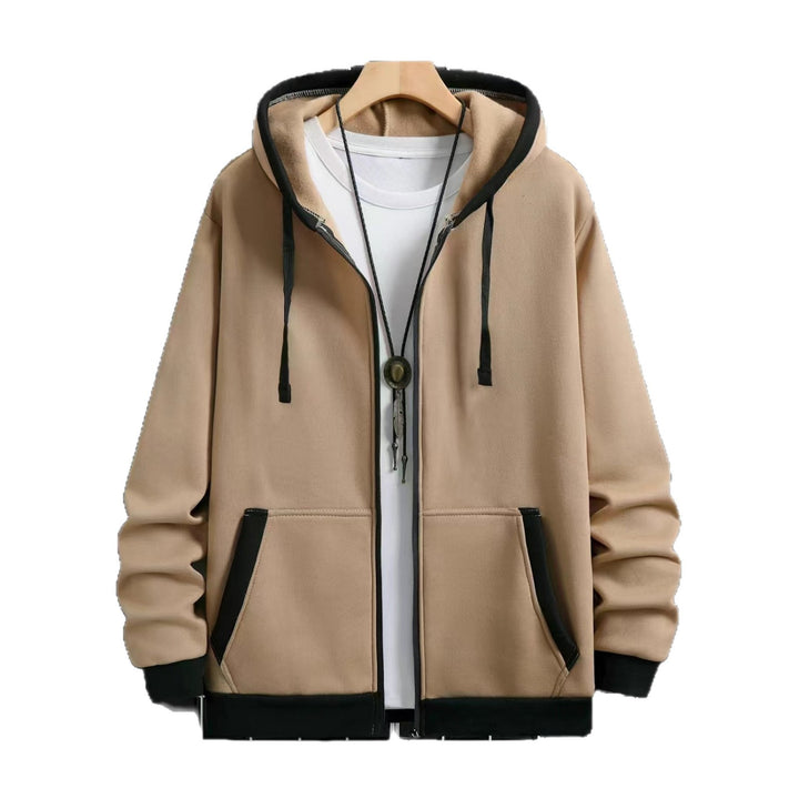Herren Gemütlicher Kapuzenpullover mit Reißverschluss und praktischen Taschen Echoarchiv