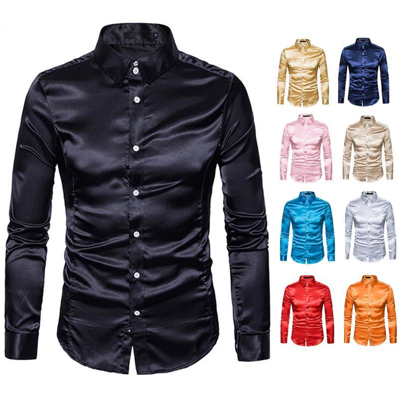Herren elegantes Businesshemd aus hochwertigem Satin mit perfekter Passform Echoarchiv