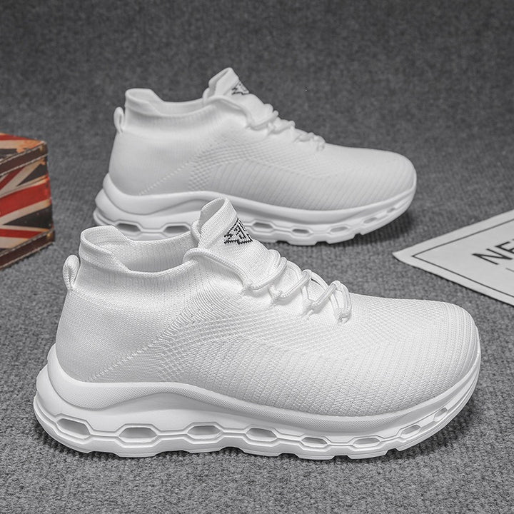 Unisex Atmungsaktive Strick-Sneaker mit sockenähnlichem Schaft und gedämpfter Luftsohle Echoarchiv