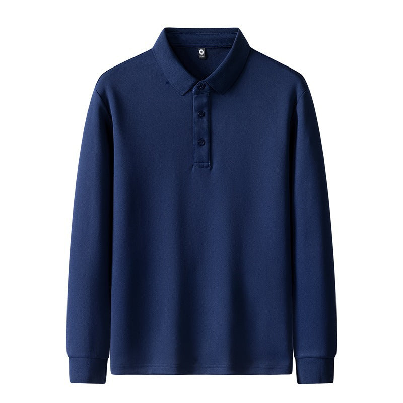 Damen Poloshirt mit langem Arm und Knopfdetails Echo Archiv