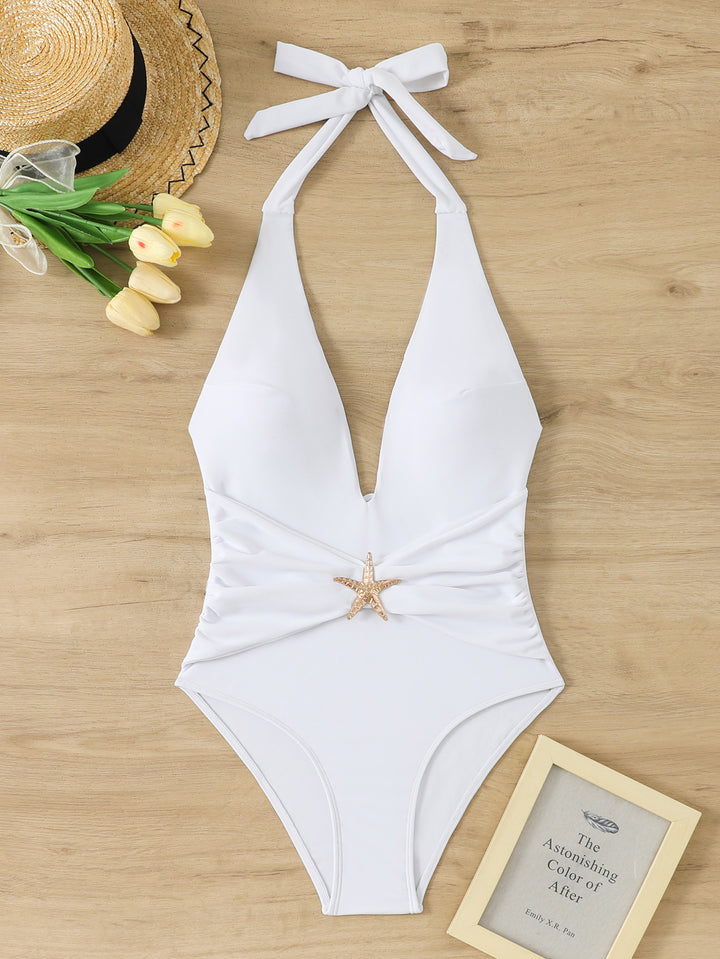 Damen Stilvoller One-Piece Badeanzug Echo Archiv