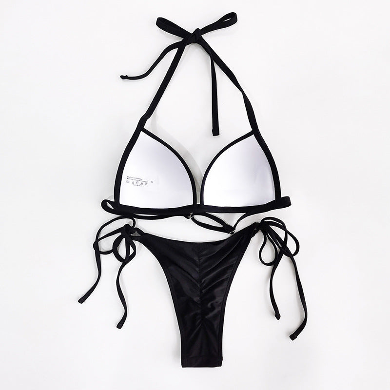 Damen Triangel-Bikini mit verstellbaren Bindebändern und komfortablem Schnitt Echo Archiv