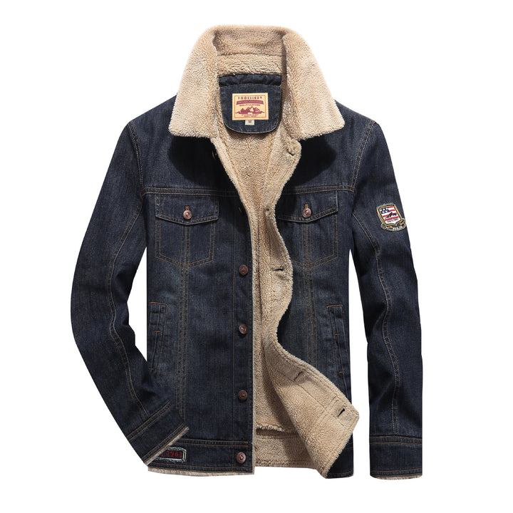 Herren Thermo-Jeans-Truckerjacke mit Teddyfutter und sherpaähnlicher Innenlage Echo Archiv