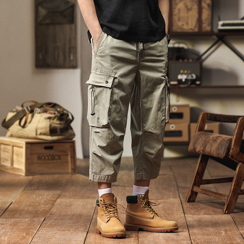 Herren Cargo-Hose mit multifunktionalen Taschen und elastischem Bund Echoarchiv 1758210203