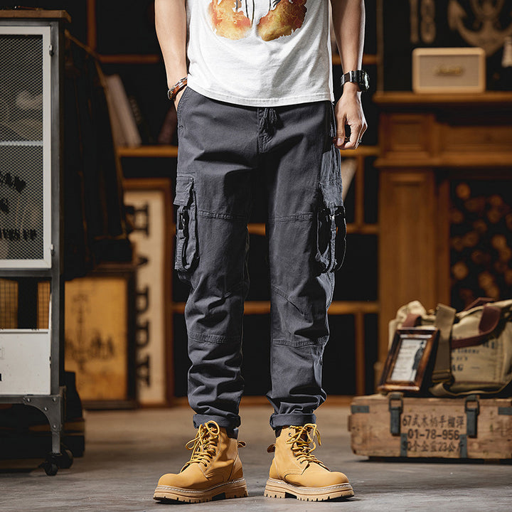 Herren Taktische Utility-Cargo-Hose mit verstärkten Kniepatches, Multifunktionstaschen und Kordelbund Echo Archiv