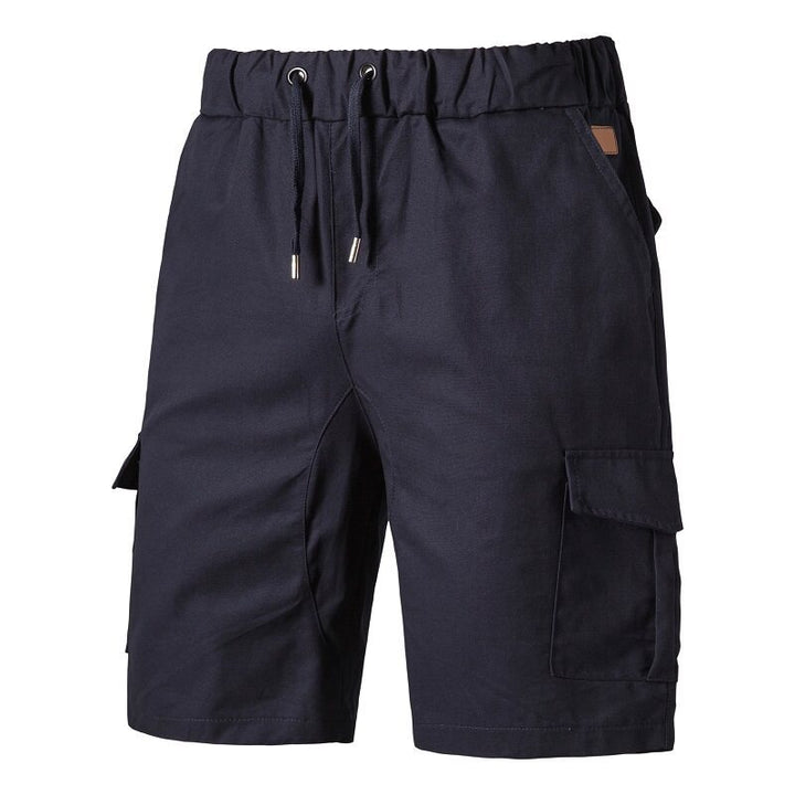 Herren lockere Cargo-Shorts mit praktischen Taschen und elastischem Bund Echoarchiv