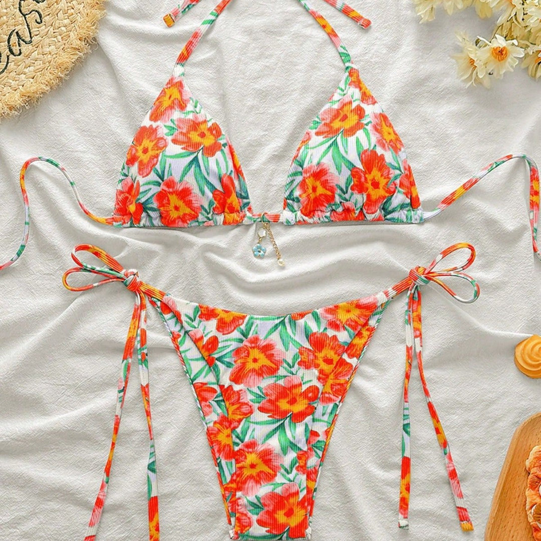 Damen Triangel-Bikini mit nachhaltiger Stoffkombination Echo Archiv