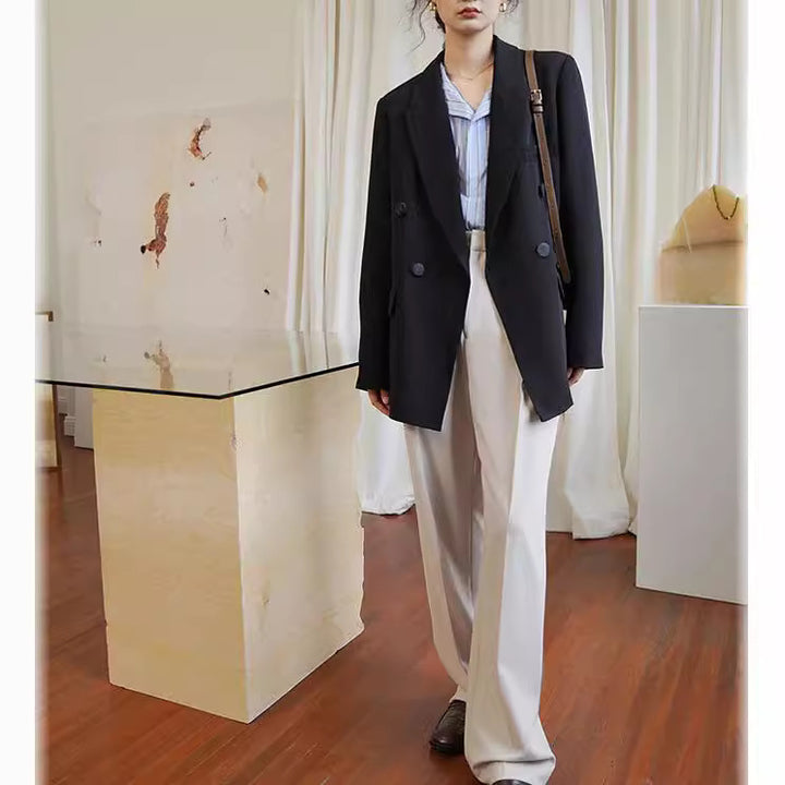 Damen Eleganter doppelter Blazer Echoarchiv