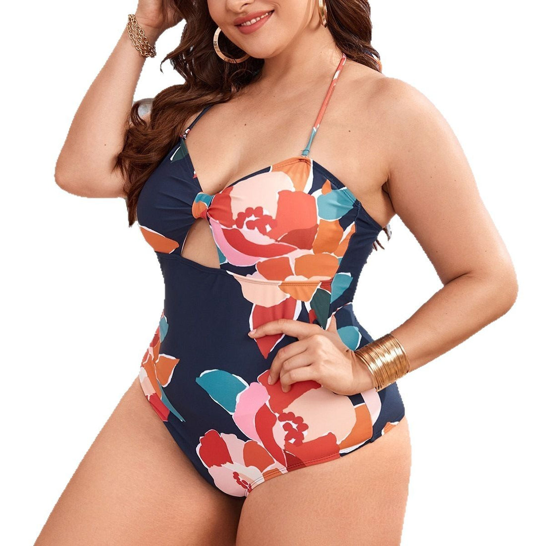 Damen florale Badeanzug – Maréssa