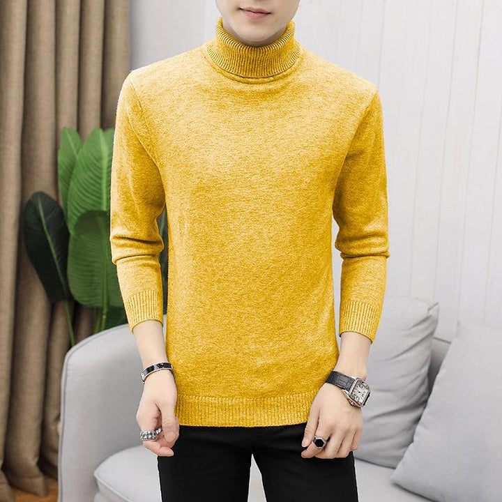 Herren Rollkragenpullover aus weichem Merinowolle Echoarchiv