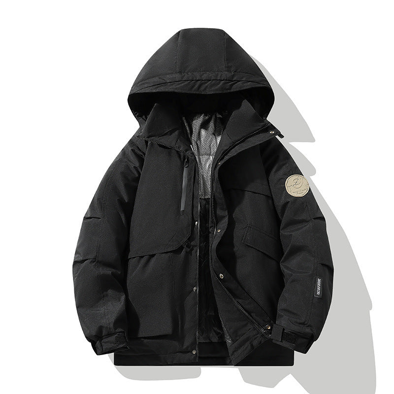Herren Technischer Kapuzen‑Fieldparka mit Thermoisolierung, winddichter Membran und Multifachtaschen Echo Archiv