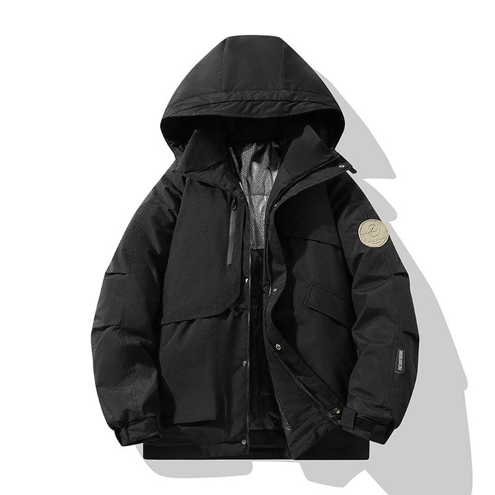 Herren Technischer Kapuzen‑Fieldparka mit Thermoisolierung, winddichter Membran und Multifachtaschen Echo Archiv