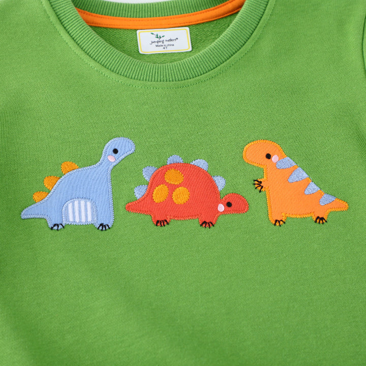 Kinder Sweater mit buntem Dinosaurier-Motiv Echo Archiv