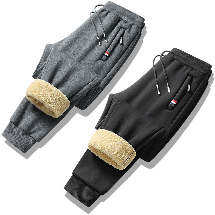 Herren Fleecegefütterte Jogginghose mit Teddyinnenfutter, Kordelzug und schmaler Bündchenpassform Echo Archiv