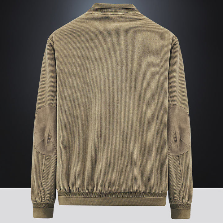 Herren Cordbomberjacke mit gesteppter Thermo-Innenfütterung und Ellbogenpatches Echoarchiv