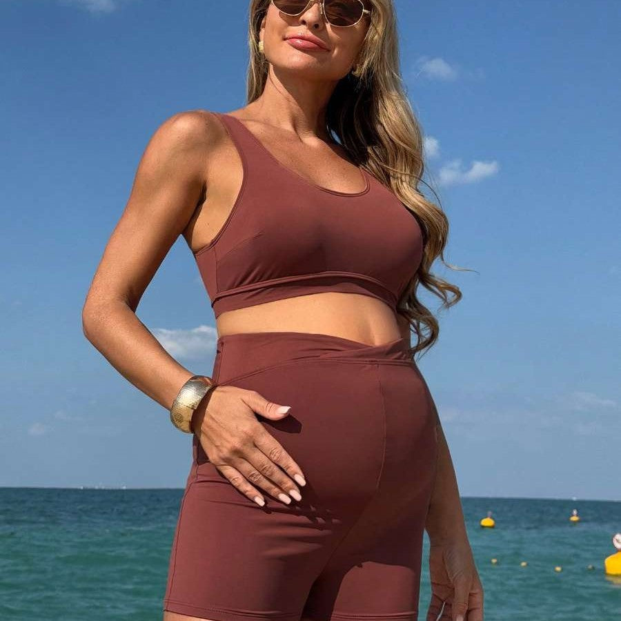 Damen Sportlicher Tankini mit elastischem Bund Echo Archiv