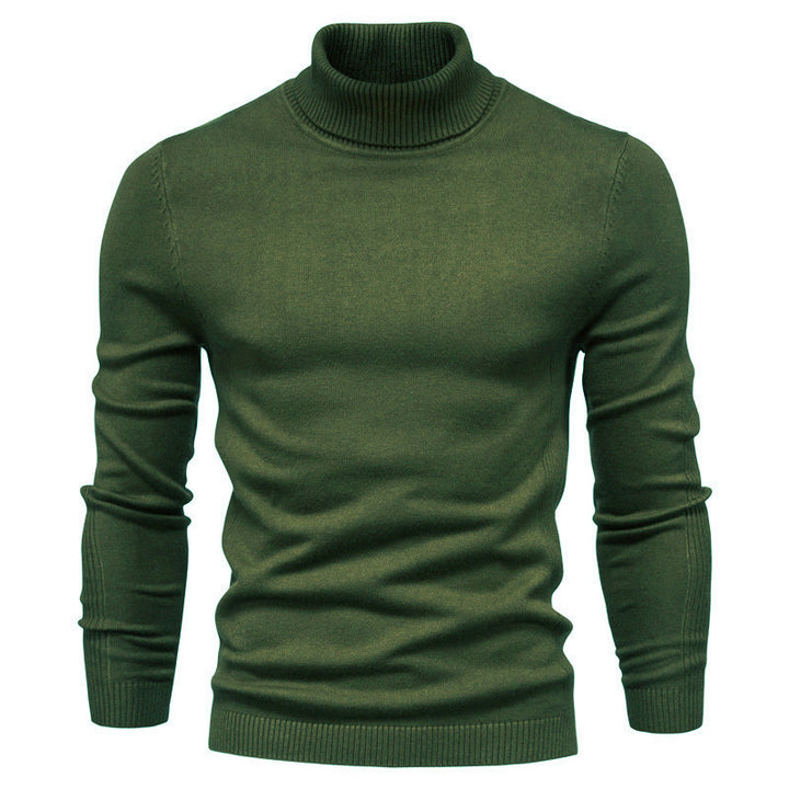 Herren Hochwertiger Rollkragenpullover Echoarchiv