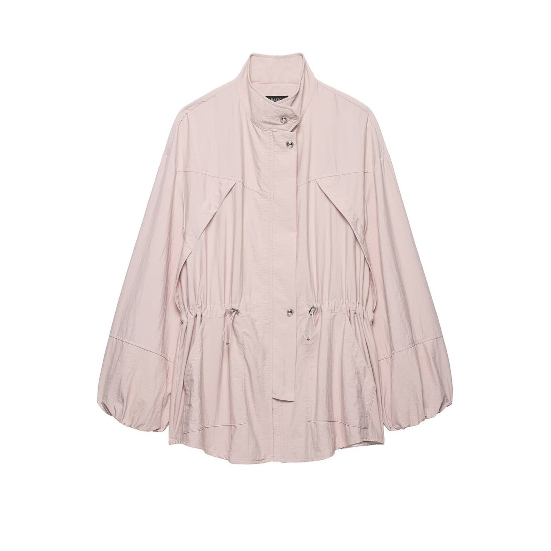 Damen Wasserabweisende Oversize-Parka mit Taillenraffung und Ballonärmeln Echo Archiv